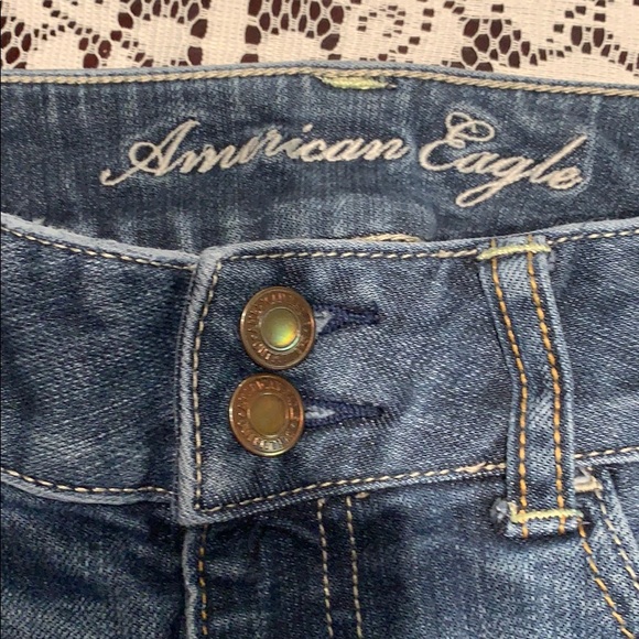 American Eagle Stretch Jeans Size 2 Flare - Picture 4 of 6